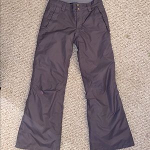 Gray North Face Snowpants